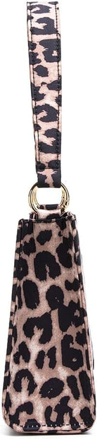 Shoulder Handbag for Women Leopard Print Underarm Purse, Mini Hobo Tote Handbag Fashion Evening Party Bag
