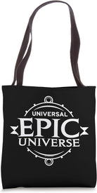 Universal Epic Universe Minimalist Logo White Tote Bag