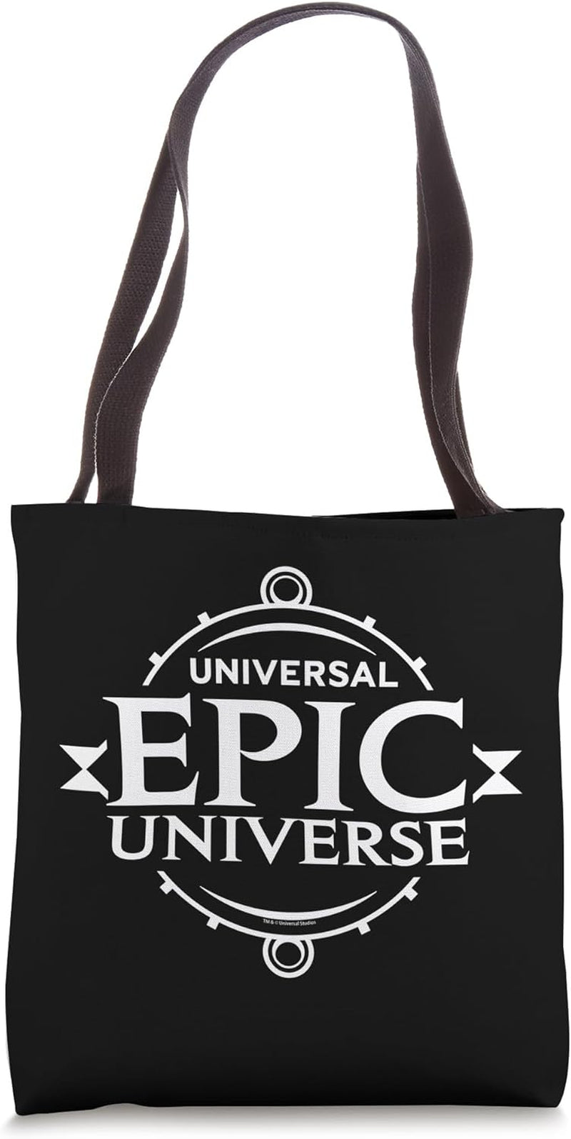 Universal Epic Universe Minimalist Logo White Tote Bag