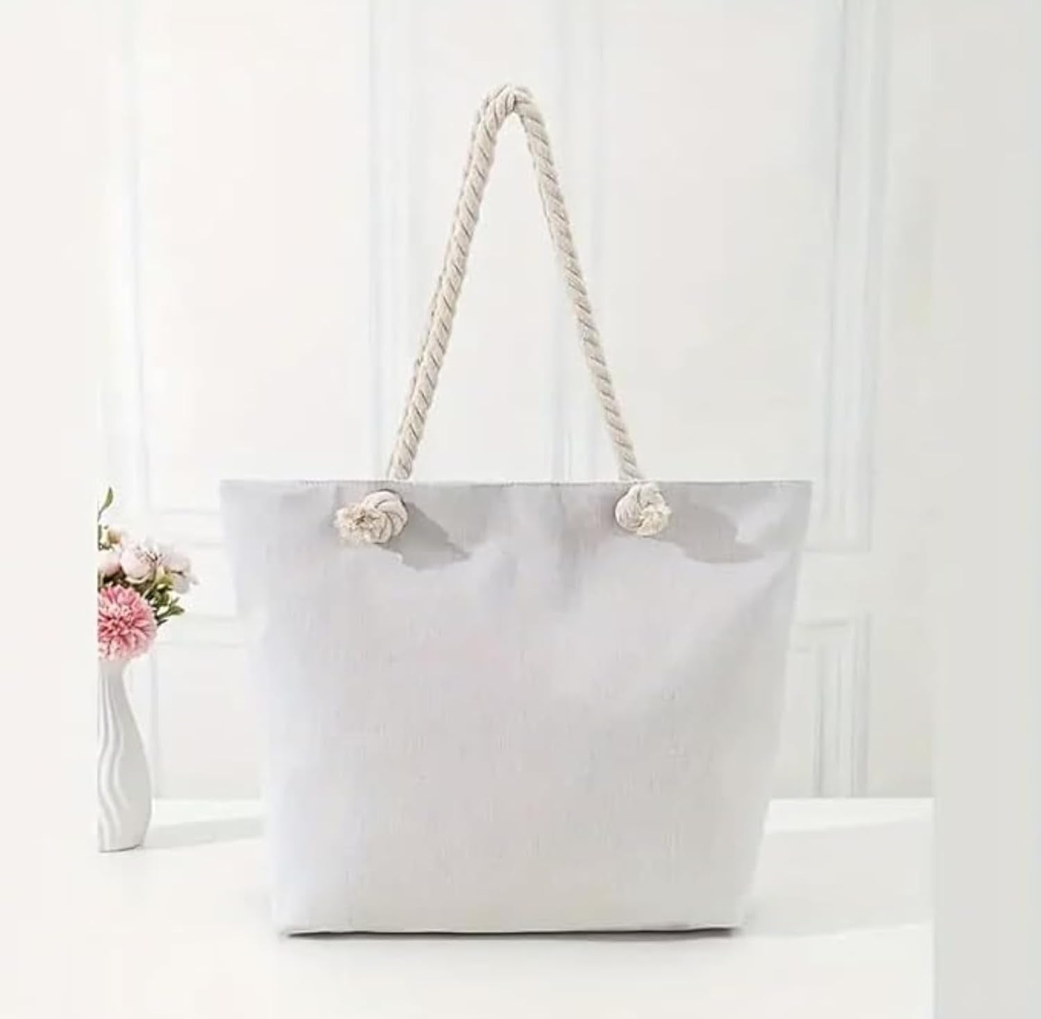 Evil Eye Beach Tote Bag,Handmade Canvas Shoulder Bag With,Multifunctional Shopping Bag,Suitable for Travel and Daily Use.