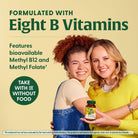 Megafood Balanced B Complex - B Complex Vitamin Supplement, 8 B Vitamins Including Vitamin B6, Vitamin B12, Folate, Biotin & More, Supports Cellular Energy Production, Vegan, Gluten Free - 30 Tablets