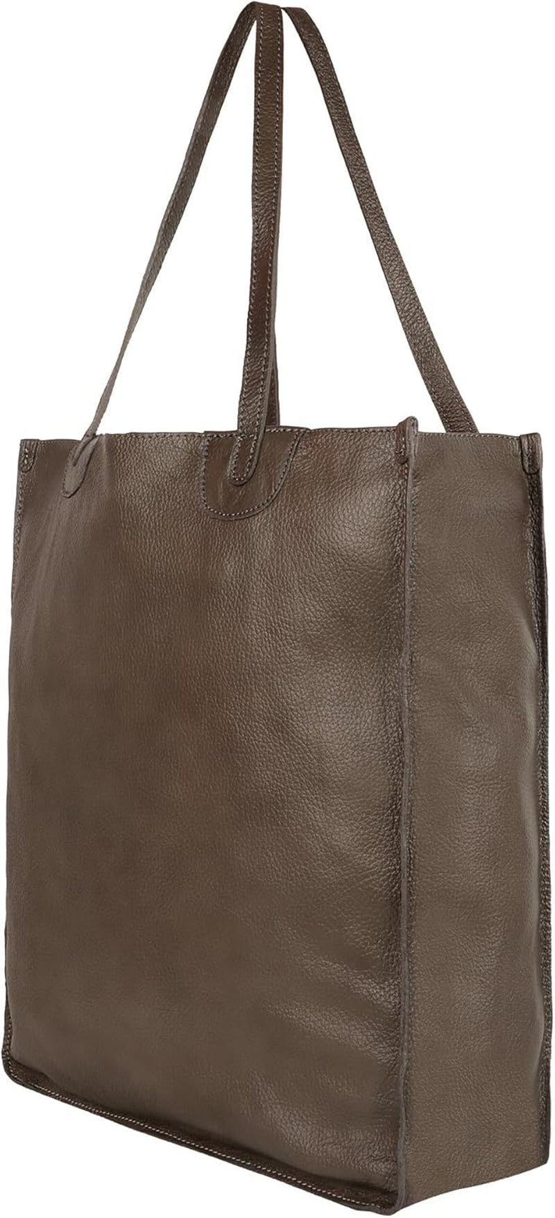 Vaan & Co. Tote – Upcycled Genuine Leather Shoulder Bag, Sustainable & Stylish Handbag for Everyday Use