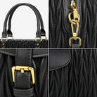 TIBES Vintage Barrel Bag for Women - Vegan Leather Purses and Handbags Satchel Bags for Women, Ladies Top Handle Handbags