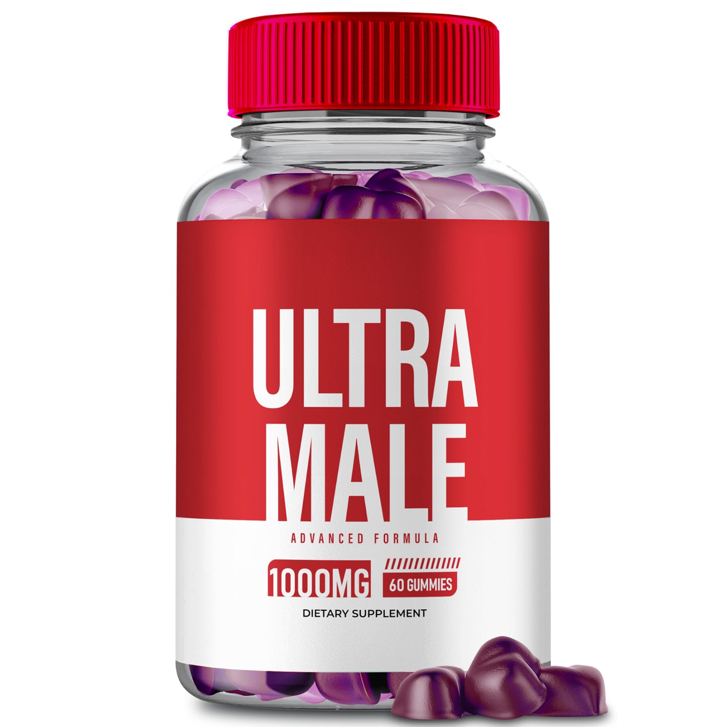 Ultramale Advanced Male Health Gummies to Boost Vitality and Performance 60Ct