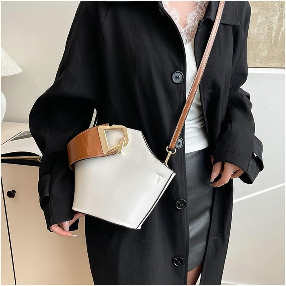 Crescent Hobo Bags Women Trendy PU Leather Bucket Bag Underarm Shoulder Bag Cute Crossbody Phone Purse Tote Handbag 2025
