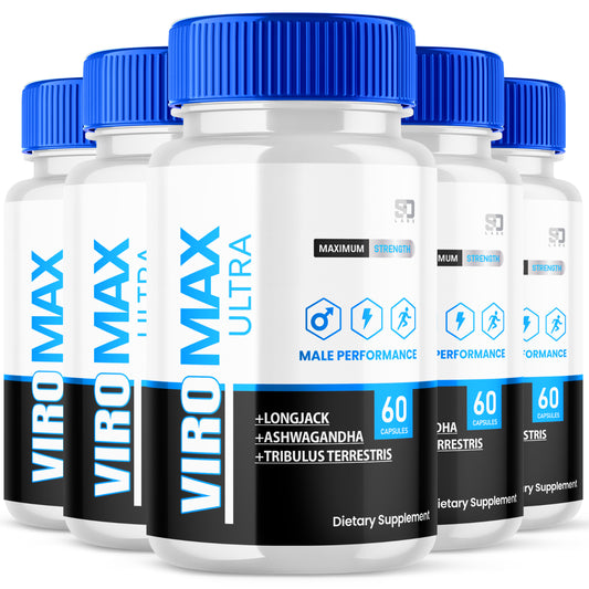 Viromax Ultra Male Health Pills - Enhance Intimate Drive and Vitality (5 Pack)