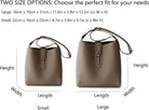 Trendy Bucket Bags for Women 2025, Vegan Leather Crossbody Elegant Retro Large Capacity Adjustable Shoulder Strap