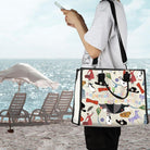 FOTAP Mary Inspire Tote Bag Supercalifragilistic Umbrella Mary Handbag Mary Musicals Lover Gift Mary Movie Shoulder Bag