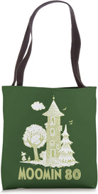 80Th Anniversary Moomin House Scene Tote Bag