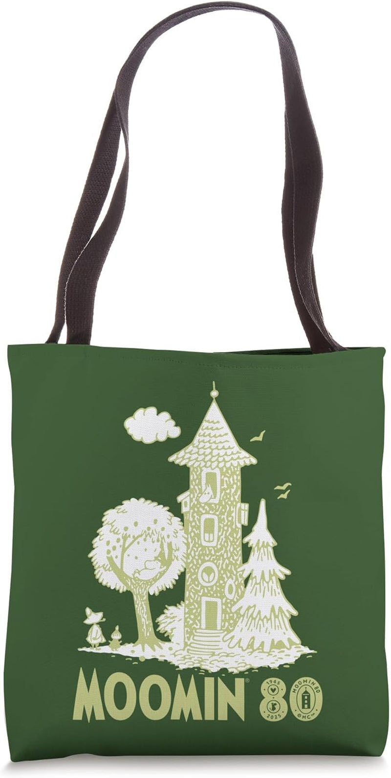 80Th Anniversary Moomin House Scene Tote Bag