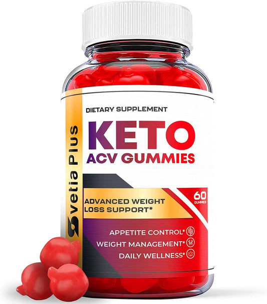 (1 Pack) Vetia plus Keto Gummies - Vetia plus Keto ACV Gummies Weight Loss - 60