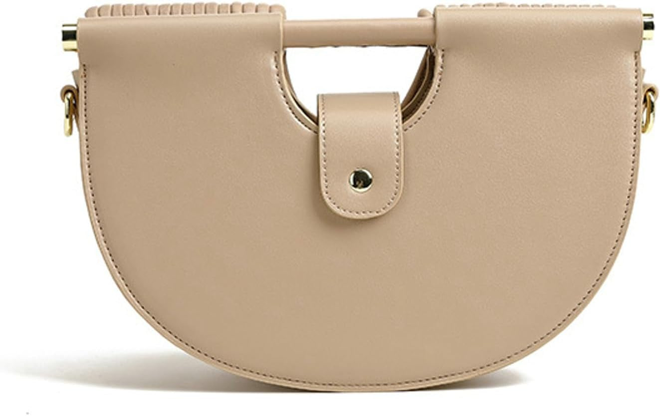 Slouchy PU Leather Cloud Semicircles Bags Women Woven Crossbody Purse Underarm Shoulder Hobo Bag Top Handle Tote Handbag 2025