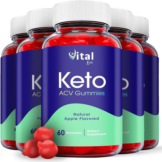 Vital Keto Gummies - Vital Keto ACV Gummys for Weight Loss OFFICIAL - 5 Pack