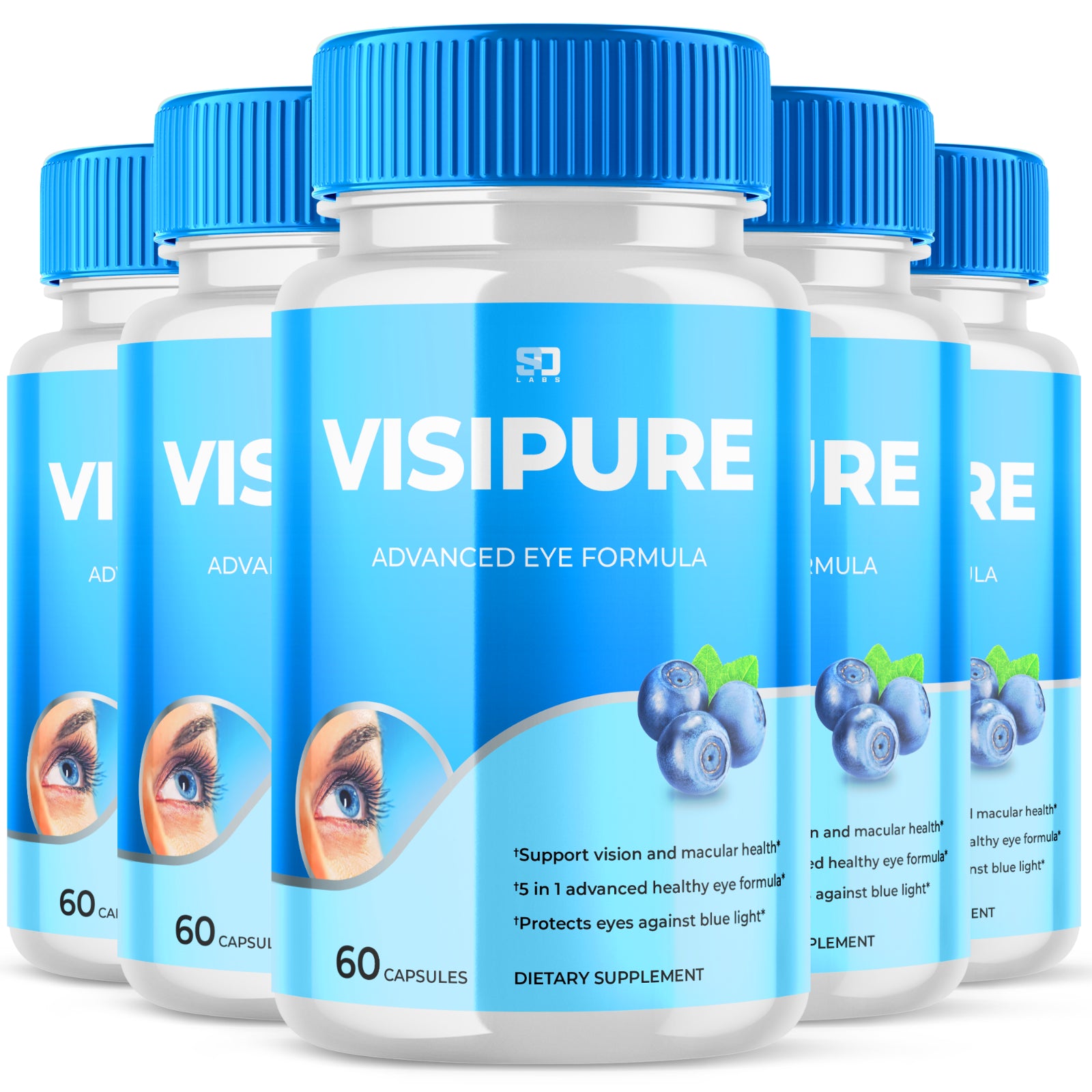 Visipure - Daily Supplement and Support for Visual Wellness (5 Pack)