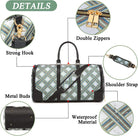 2Pcs Weekender Bags for Women with Toiletry Bag Shoe Compartment Cheap Overnight Bag Carry on Tote Duffle Bag for Travel Clearance Flight Approved, Green