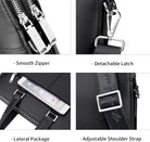 Fsd.Wg]Business Bag Leather Briefcase Shoulder Laptop Business Bag for Men