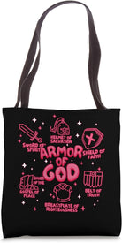 Warrior of God Put on the Full Armor of God Men Women Kids Tote Bag
