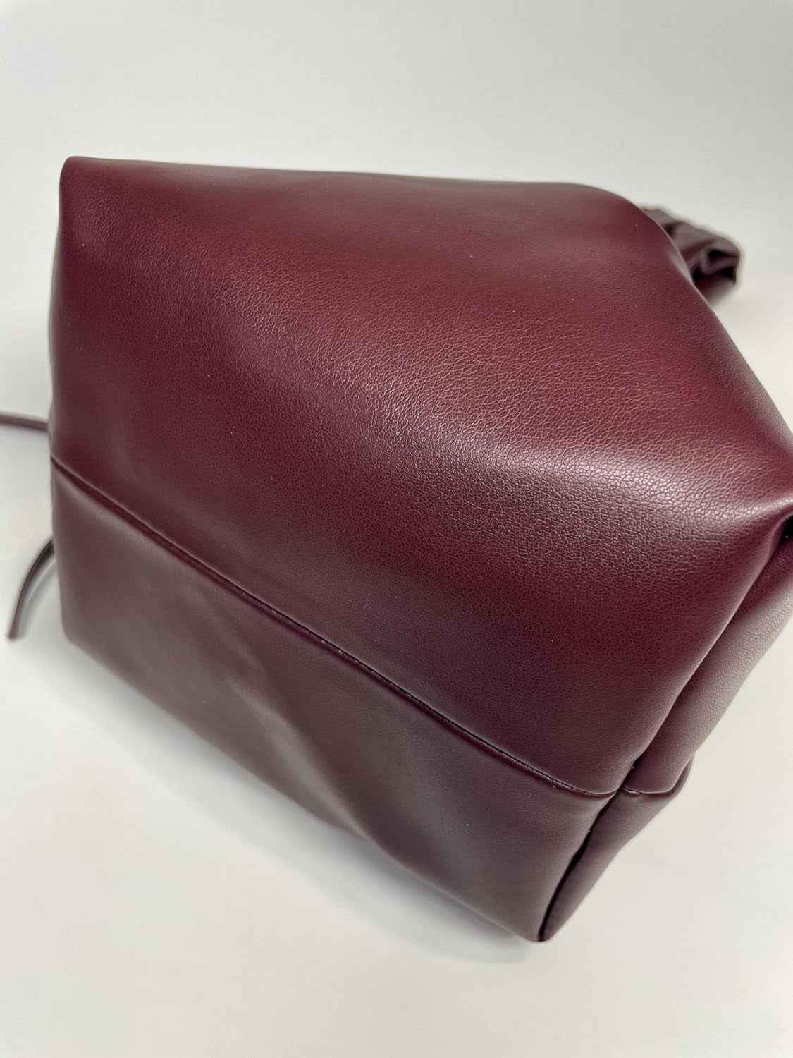 Burgundy Clutch Purses Wristlet Handbag Knot Purse Tote Bag for Women