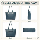 FSD. WG Leather Purses and Handbags for Women Tote Shoulder Bag Satchel Handbag with Top Handles