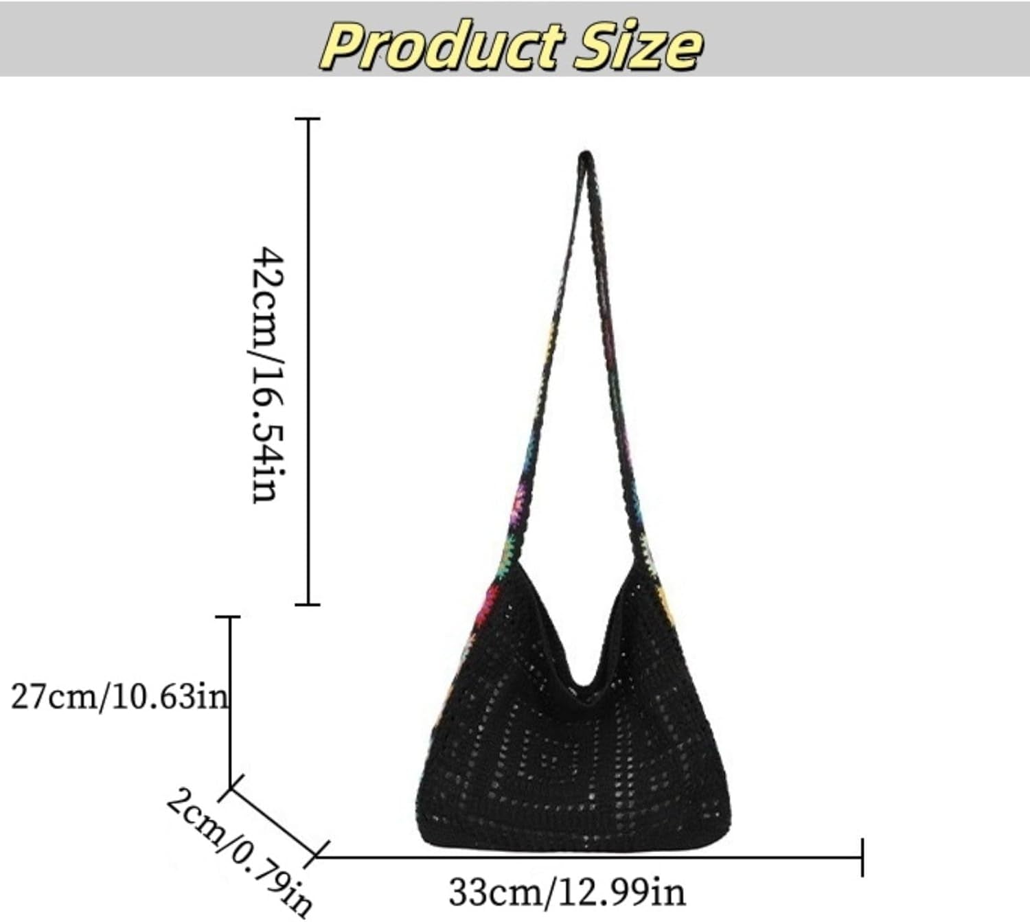 Women'S Boho Embroidery Crossbody Bag Hollow Out Crochet Knit Shoulder Bag Knited Bag Handbag Summer Beach Tote