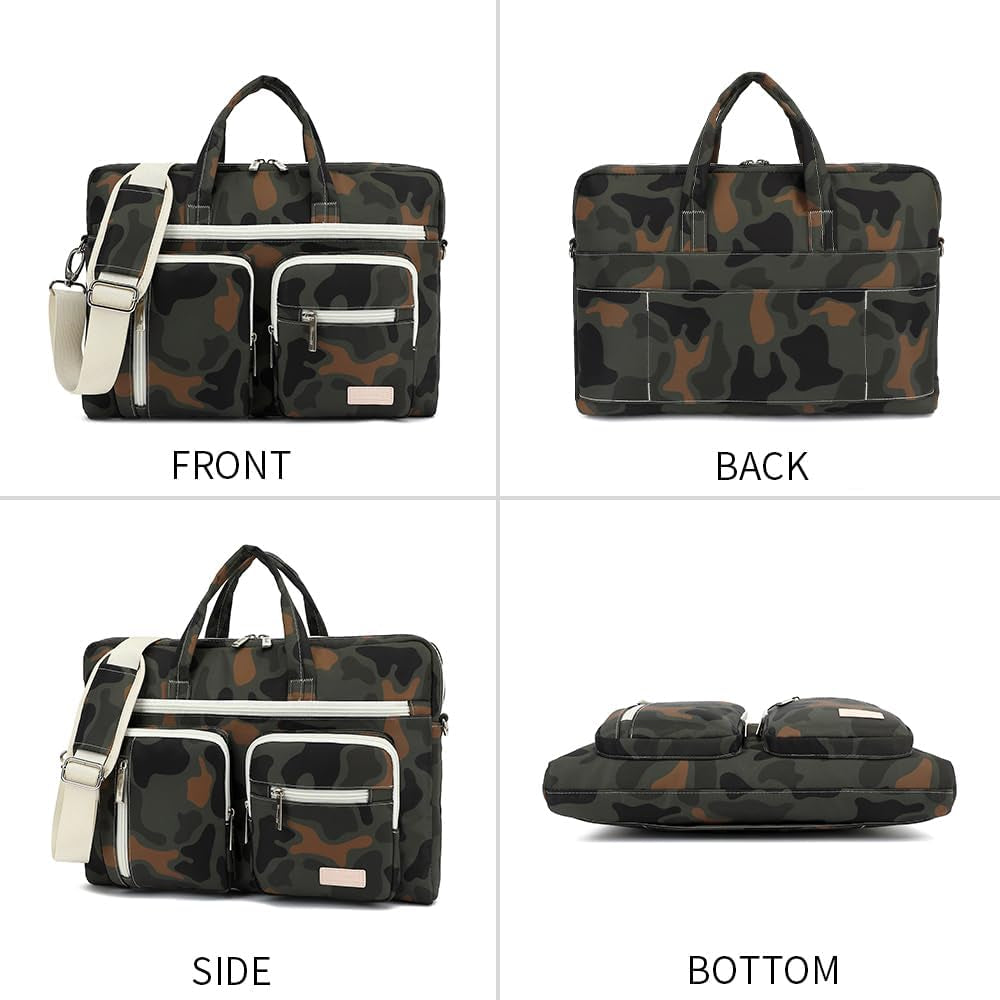 Canvaslife 15-15.6 Inch Laptop Bag, Briefcase, Tote, Shoulder Bag Waterproof Versatile Laptop Shoulder Messenger Bag