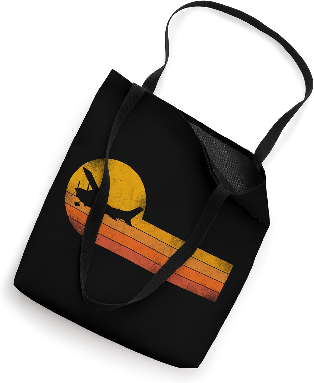 Airplane Pilot Vintage Tote Bag