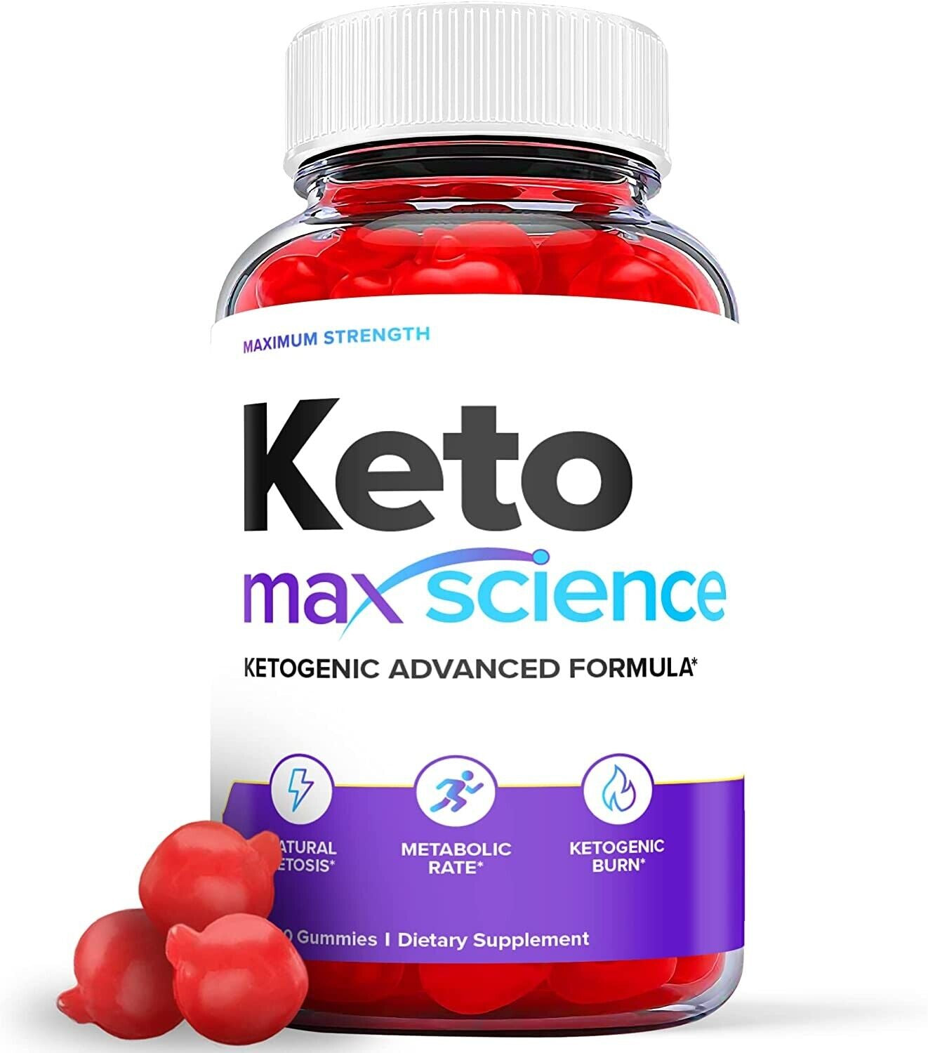 (1 Pack) Keto Max Science Gummies - Keto Max Science ACV Gummies Weight Loss-60