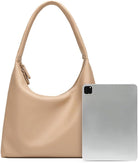 Slouchy PU Leather Hobo Bags Women Trendy Underarm Shoulder Bag Crescent Crossbody Purses College Travel Tote Handbag 2025