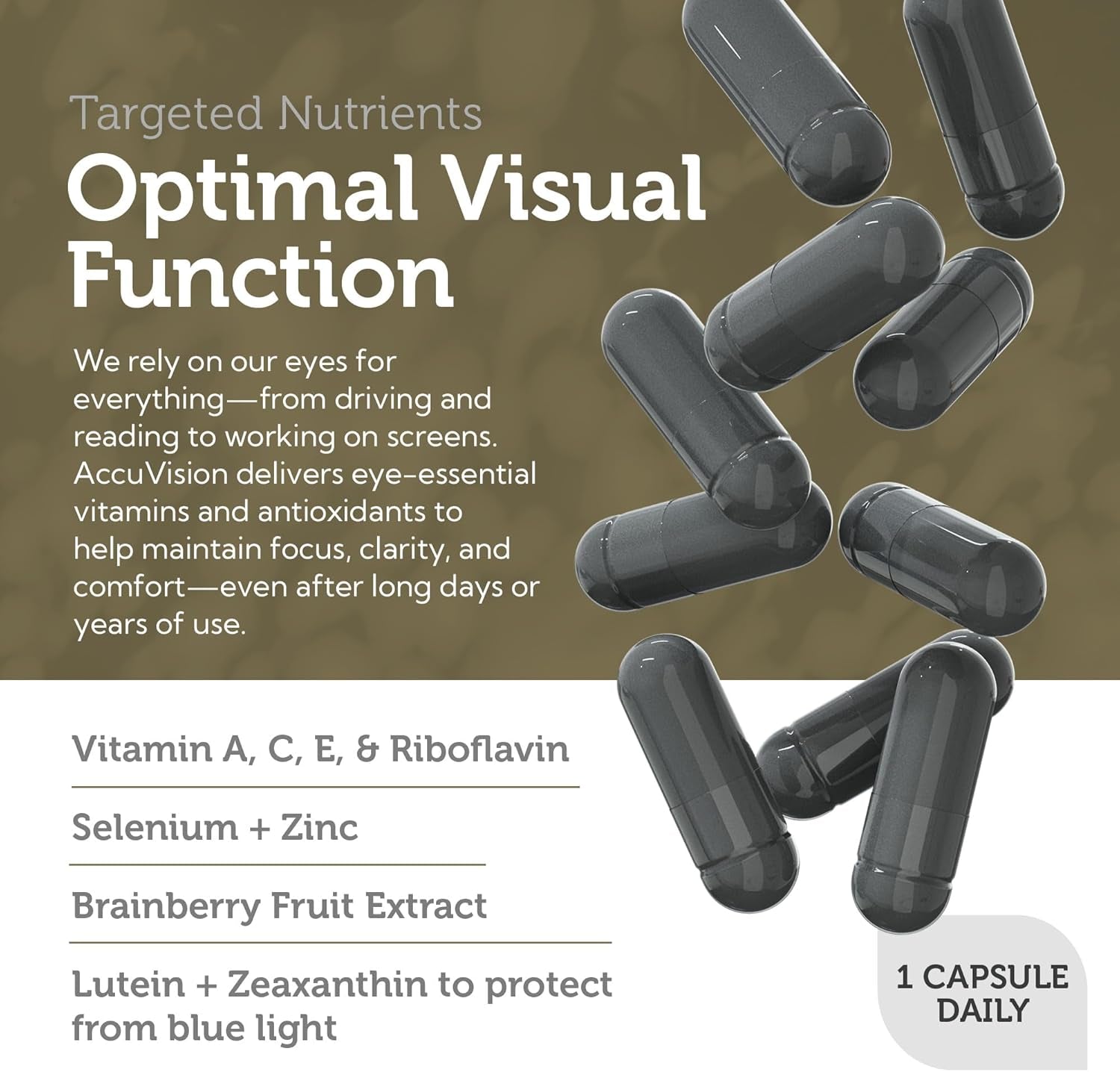 Zahler Accuvision, Advanced Eye Health Formula, 30 Capsules