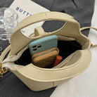 Women Bucket Bags PU Leather Hobo Bag Fashion Shoulder Crossbody Vintage Tote Small Handabg Purse (Beige, W23*H15*D13 Cm)