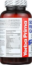 Yerba Prima Soluble Fiber Capsules, 180-Count - Natural Dietary Supplement Formula, Non-Gmo, Gluten Free