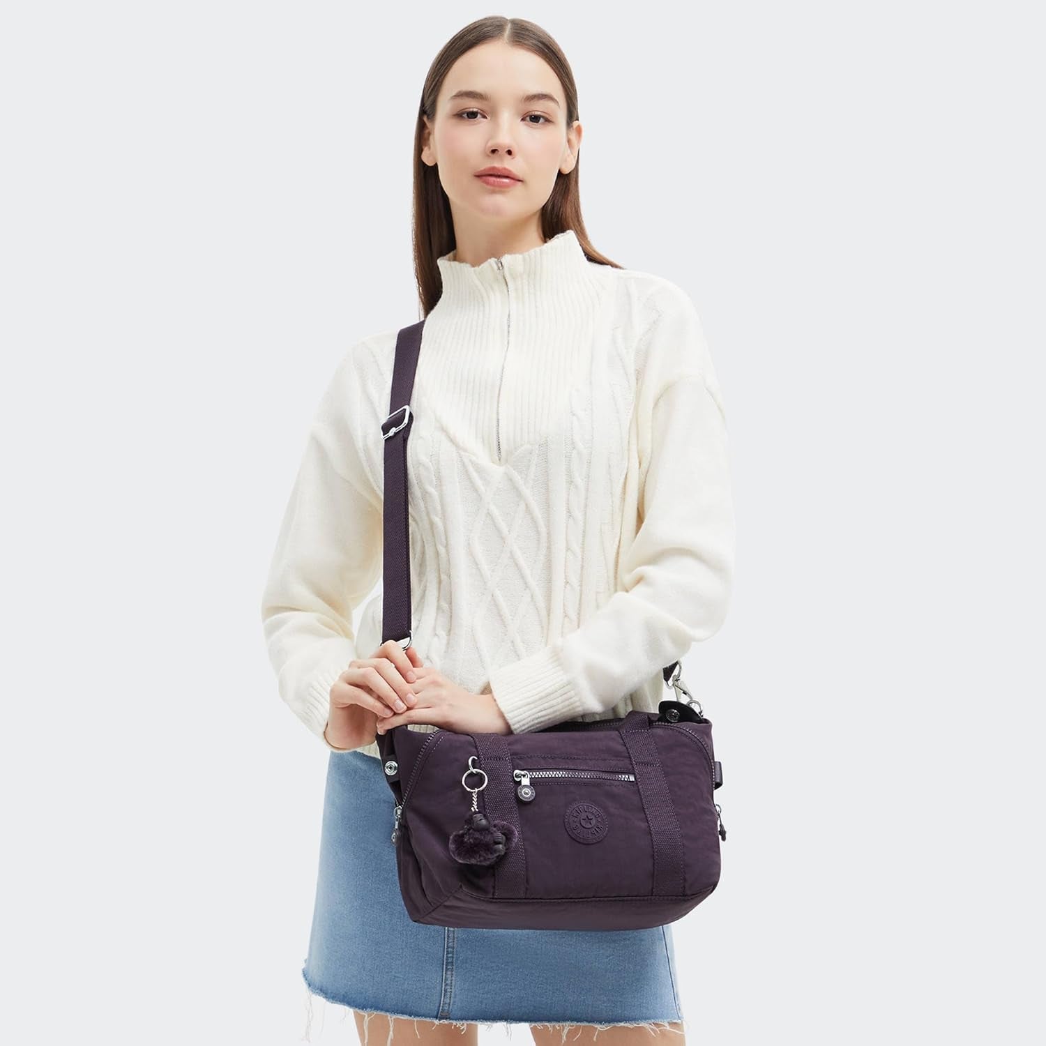 Kipling Women'S Art Mini Tote Bag, Lightweight Small Weekender, Travel Handbag