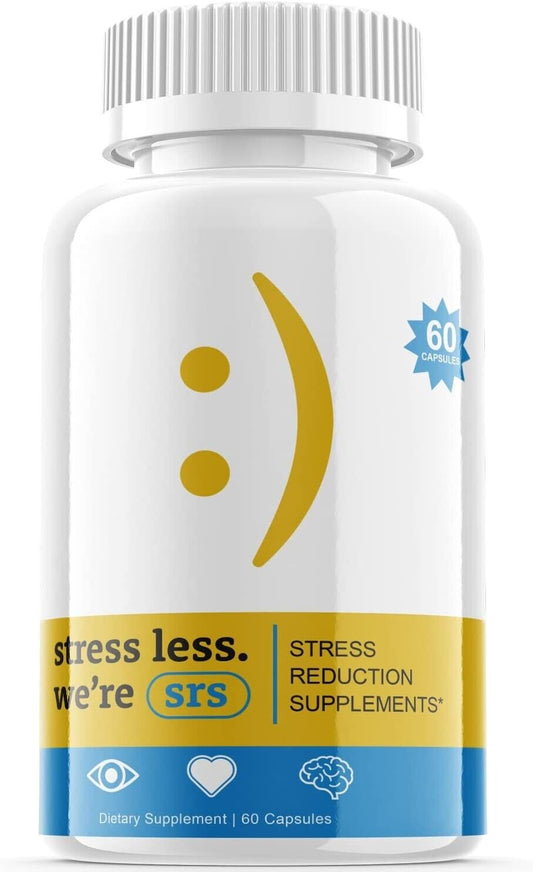 (1 Pack) SRS - Stress Reduction Supplement - Nootropic Support - 60 Capsules