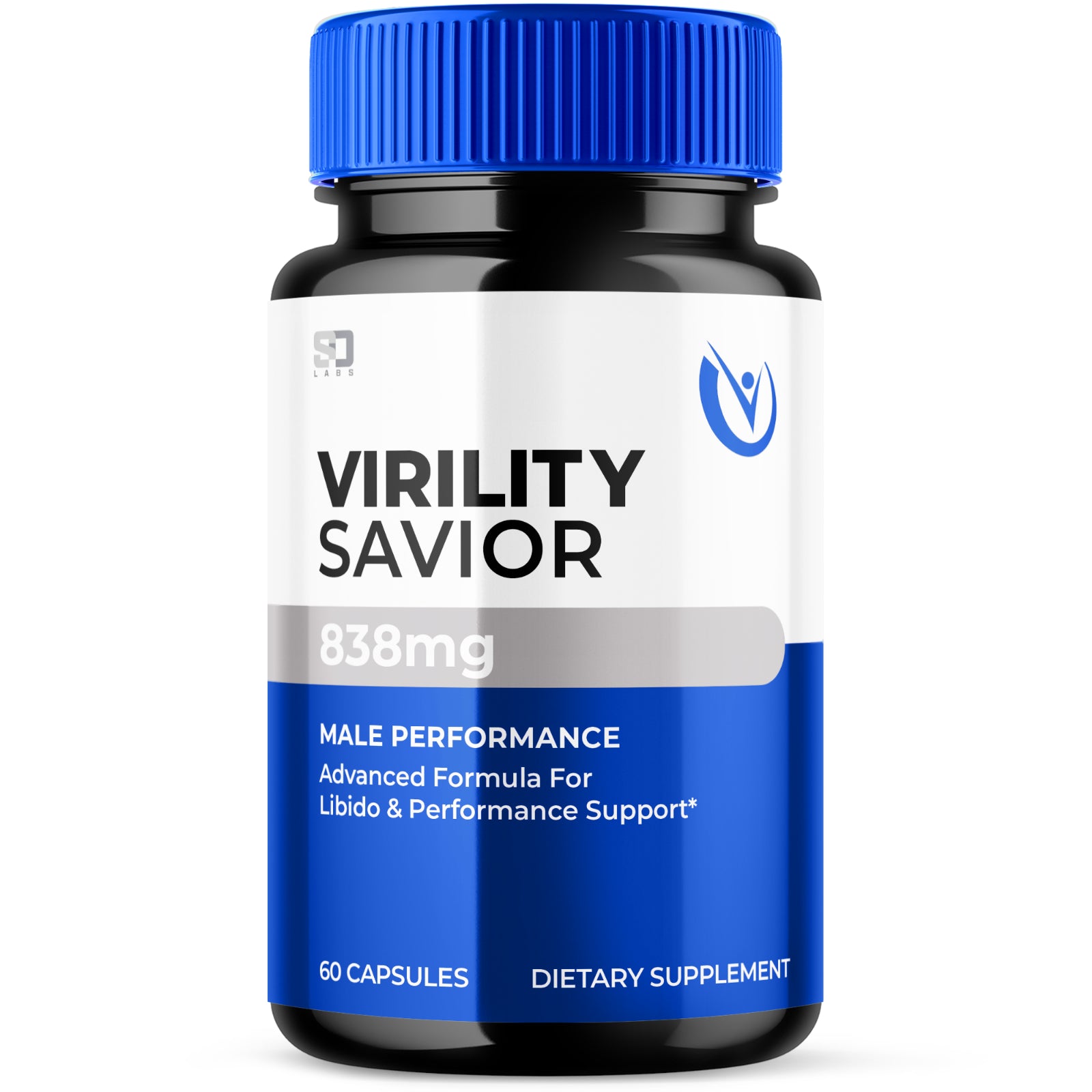 Virility Savior Advanced Formula Support Male Performance & Vitality 60 Capsules