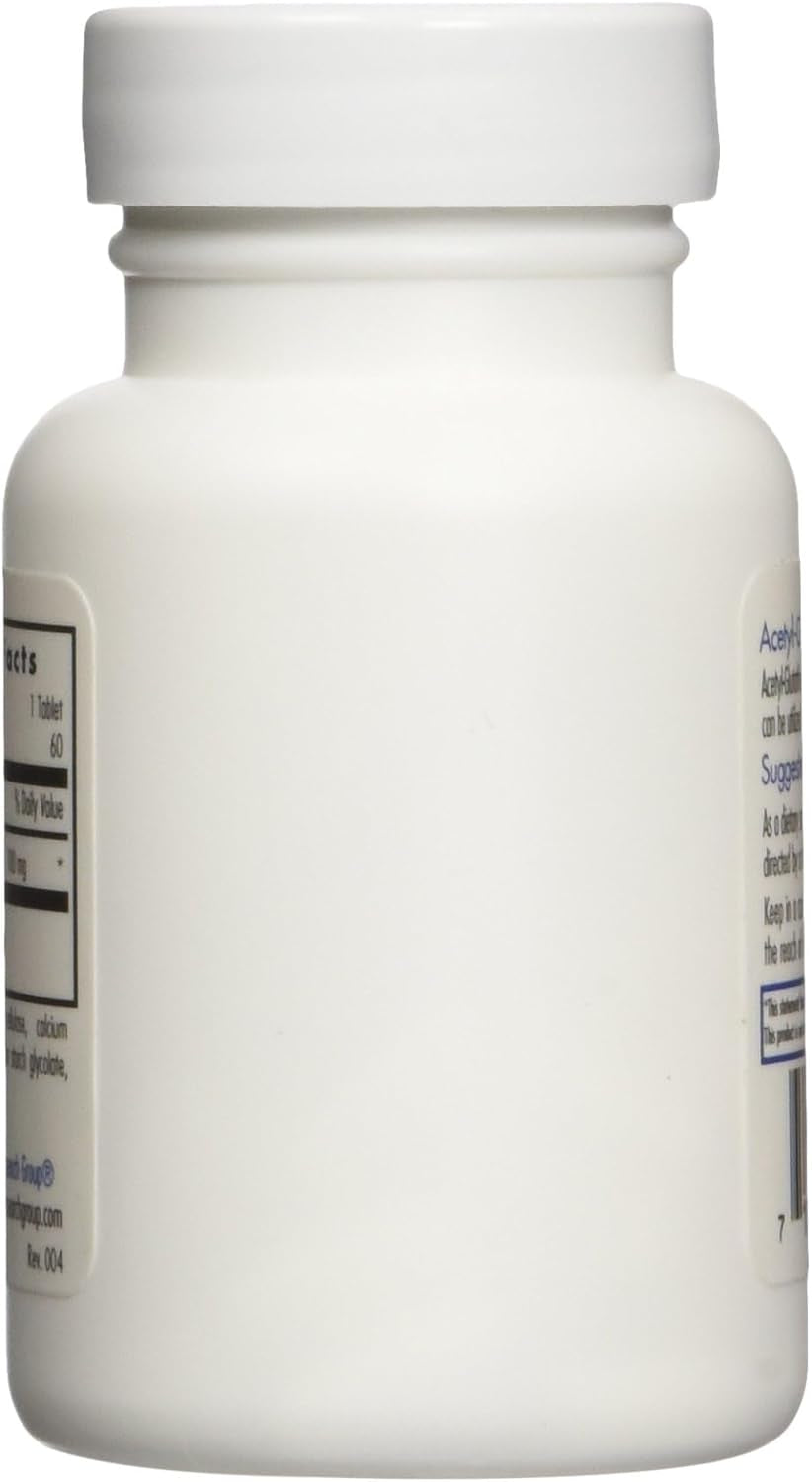 Allergy Research Group Acetyl-Glutathione - S-Acetyl-L-Glutathione, Well Absorbed, Immune Support, 100 Mg Supplement, Hypoallergenic, Scored Tablets - 60 Count