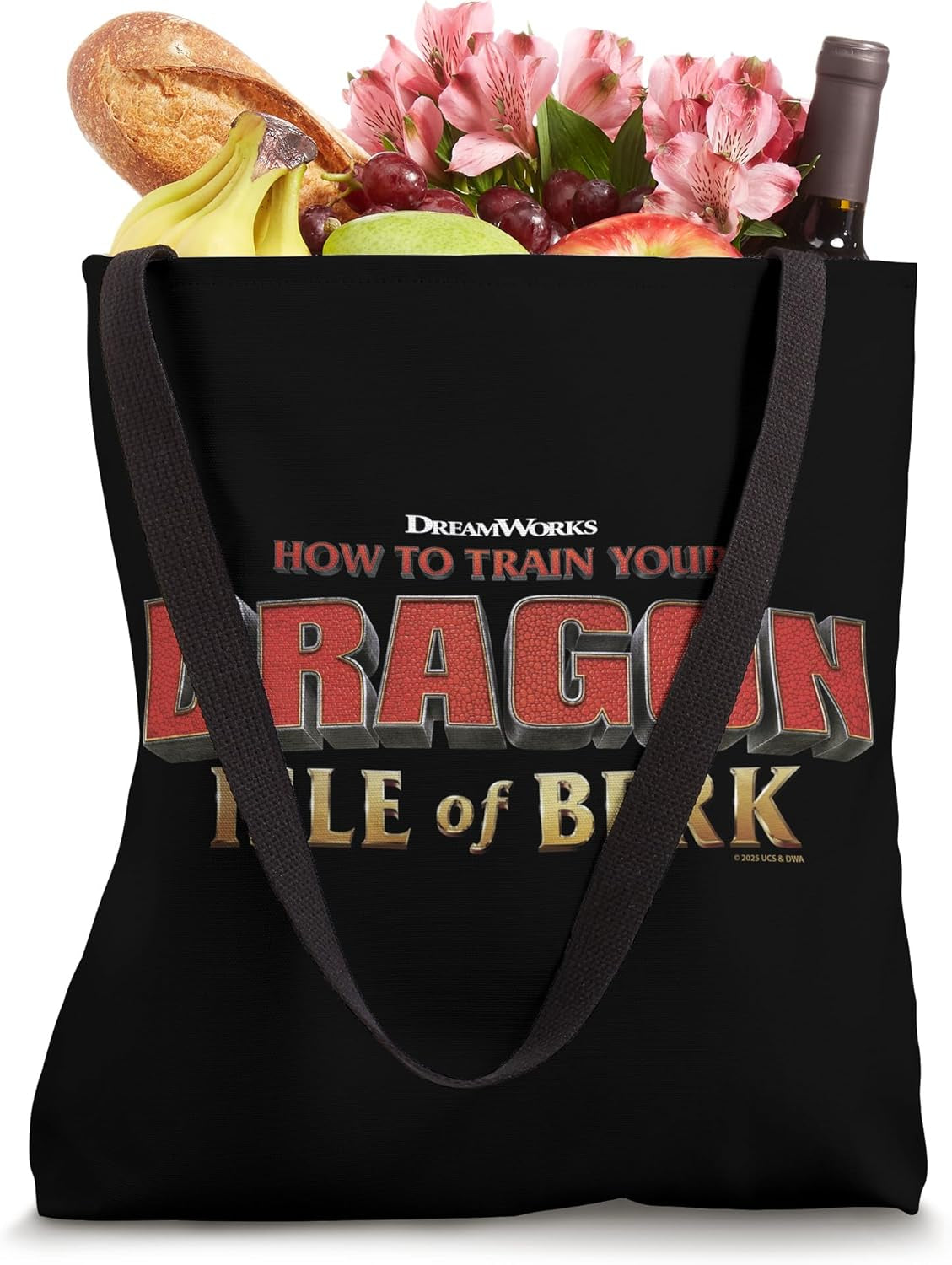 Universal Epic Universe Dragons Isle of Berk Logo Tote Bag