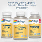 SOLARAY Vitamin C 500Mg, Two-Stage Timed Release - Antioxidant and Immune Support Supplement - Vitamin C with Rose HIPS and Acerola, Vegan, Gluten Free, 60-Day Guarantee, 250 Servings, 250 Vegcaps