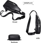 Fsd.Wg】Sling Backpack for Men Chest Bag Crossbody Shoulder Bags Travel Bag Purse for Men with Water Resistant