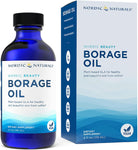 Nordic Naturals Nordic Beauty Borage Oil, Unflavored - 4 Ounces - Borage Seed Oil, Unique Omega-6 for Healthy and Hydrated Skin, 480 Milligrams of GLA - Non-Gmo - Vegan, 48 Servings