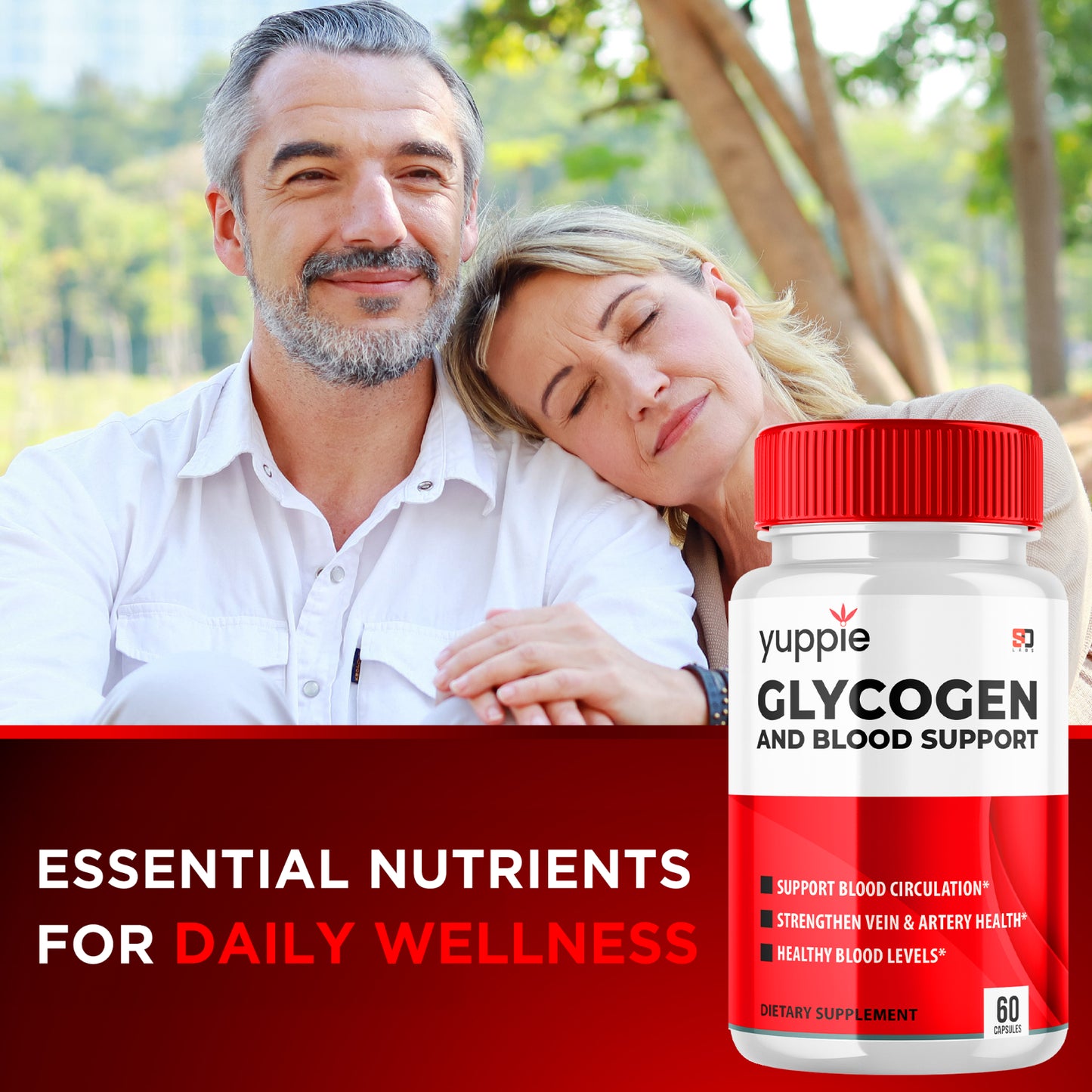 Yuppie Glycogen – Support for Healthy Blood Circulation and Levels 60 Capsules