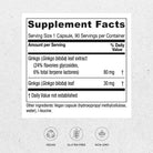Vitanica Ginkgo - Brain Health Supplement - Supports Blood Flow & Circulation in Women & Men - Herbal Supplement That Uses Ginkgo Extract & Leaf - Lady - 90 Capsules